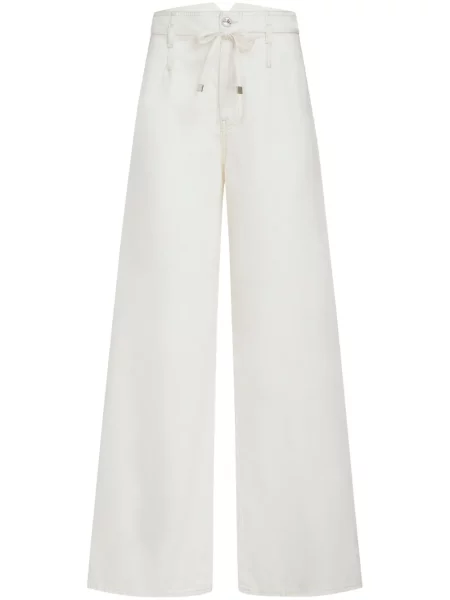 Blugi Etro cu talie înaltă alb