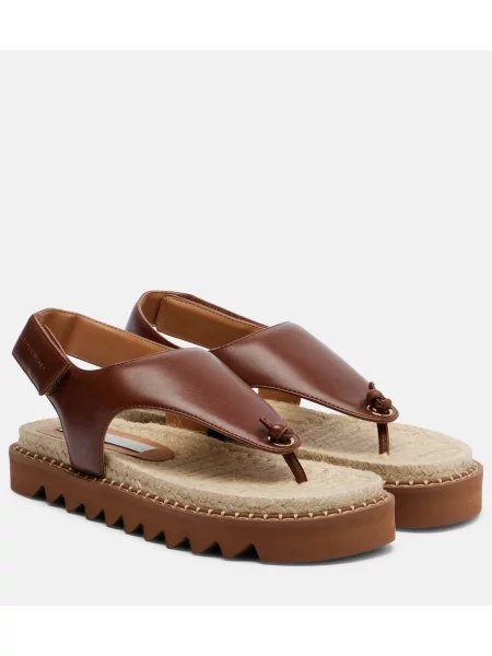Chiloți tanga Stella Mccartney maro