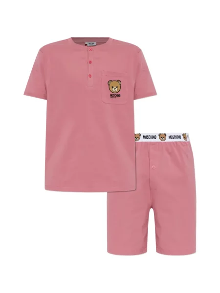 Piżama Moschino różowa