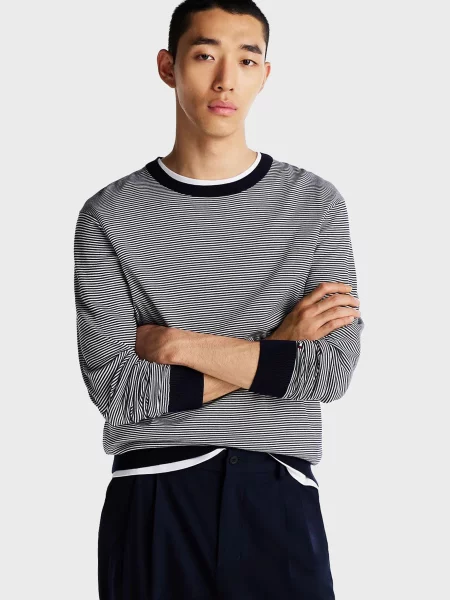 Смугастий светр Tommy Hilfiger з ліоцелу