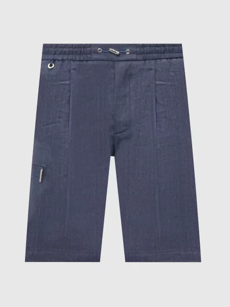 Шерстяные шорты Stefano Ricci синие