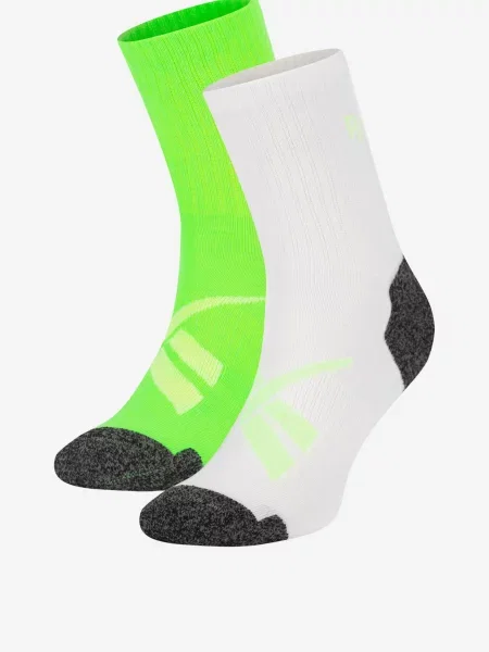 2 pár hosszú szárú unisex zokni Reebok Színes zöld