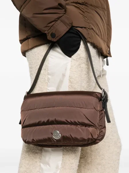 Matlasat geantă Moncler maro