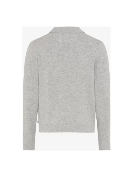 Sweter Brax wełniany szary