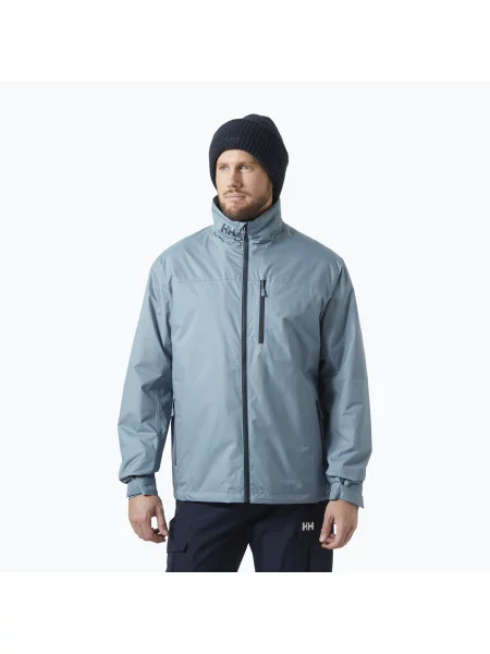 Geacă de navigație pentru bărbați Helly Hansen Crew Hooded Pile washed navy marină