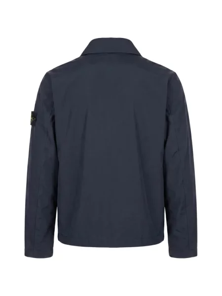 Geacă Stone Island cu strasuri albastru