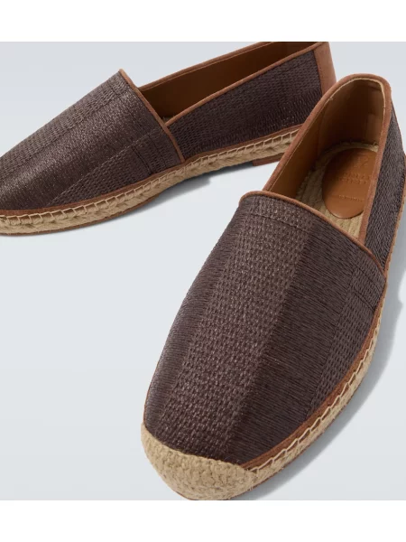 Espadrile Brunello Cucinelli din piele bej