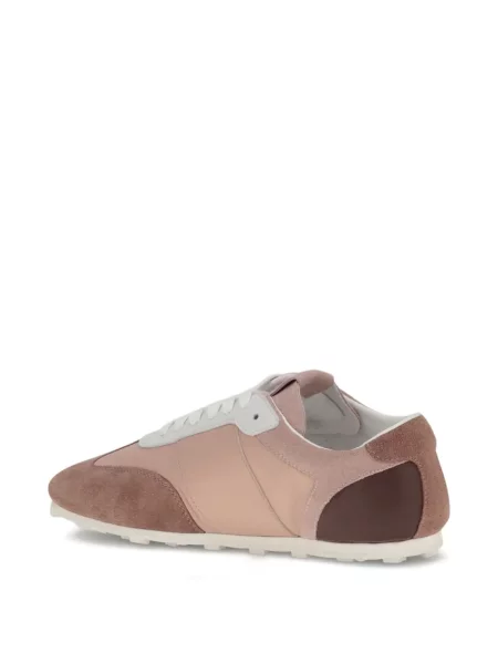 Sneakerși Marni din piele de căprioară roz