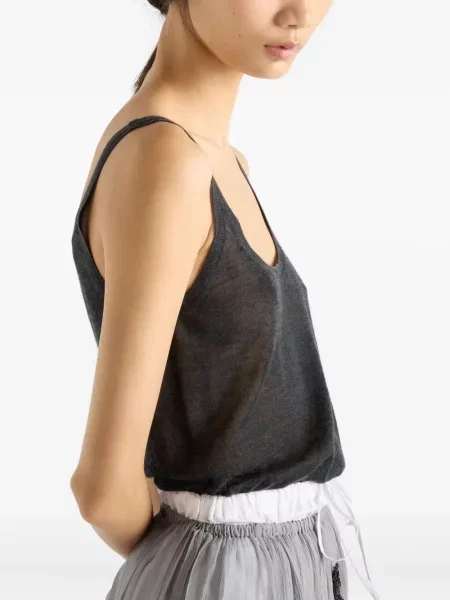 Top Prada tricotate gri