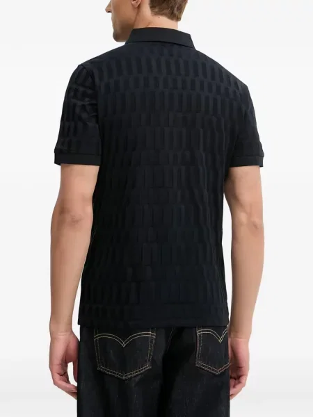 Tricou polo Karl Lagerfeld negru