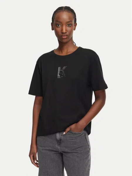 KARL LAGERFELD JEANS Tričko / biela čierna