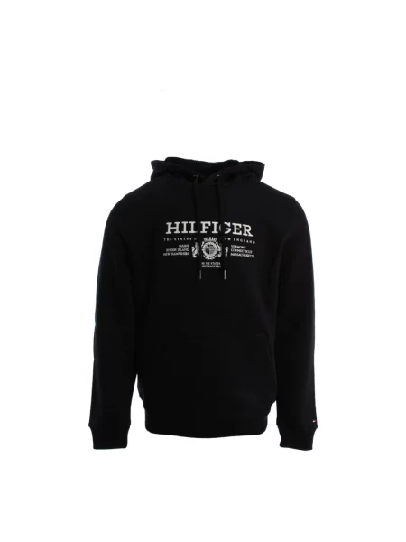 Bluza z kapturem Tommy Hilfiger z kapturem niebieska