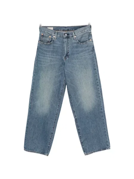 Blugi cu picior larg Levi's® de catifea cord maro