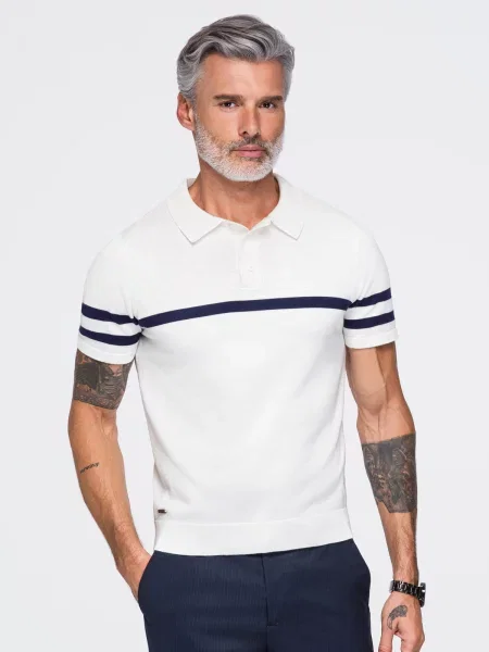Polo majica Ombre bijela
