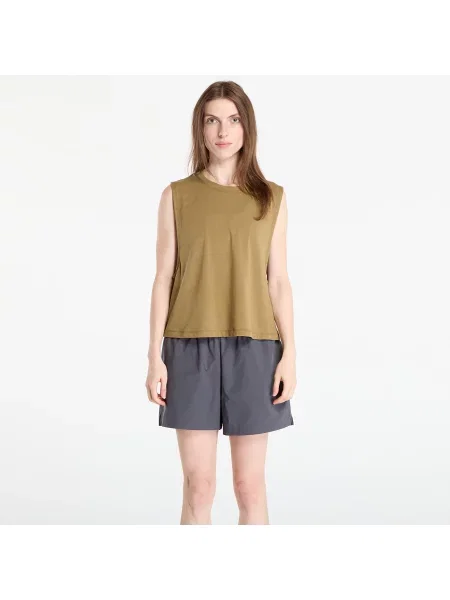 Tank top On Focus Crop Beige/ Khaki M beżowa