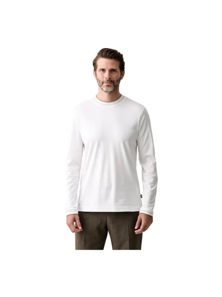BOSS longsleeve H-Tenison biała