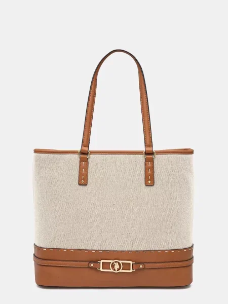 Чанта U.S. Polo Assn. Marple бежово