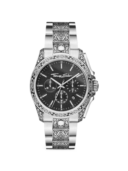 Ceas Thomas Sabo cu motiv cu inimi negru