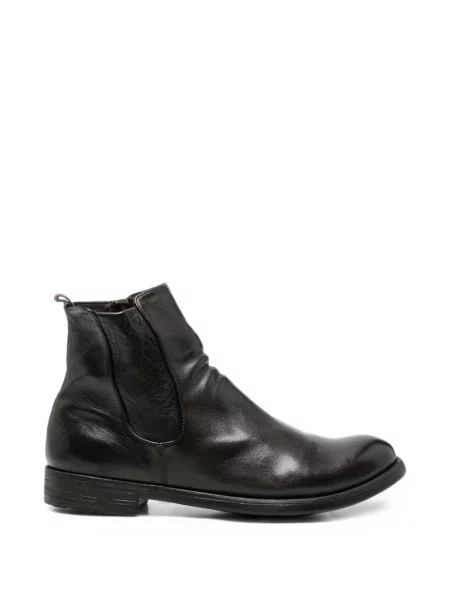 Botine chelsea Officine Creative din piele maro
