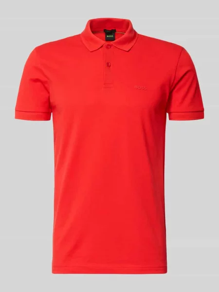 Koszulka polo o kroju regular fit z czystej bawełny model PIO 1' Boss Green