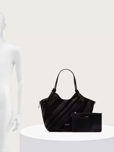 Замшевая сумка шоппер Dkny