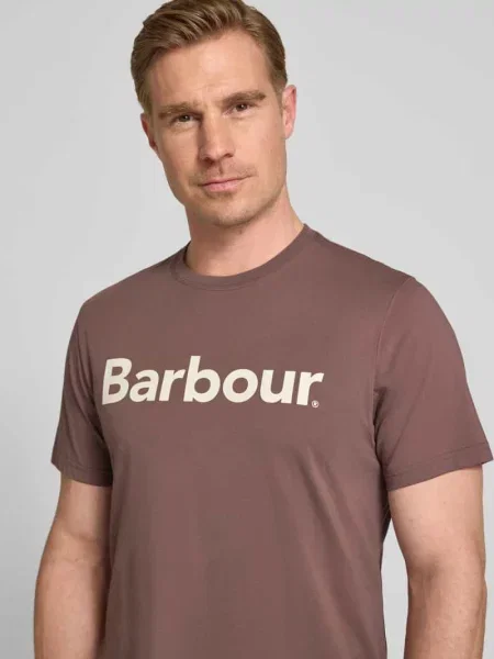 T-shirt o kroju regular fit z czystej bawełny Barbour