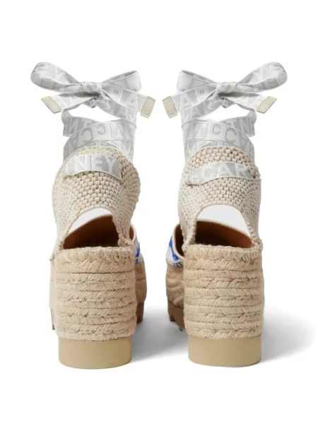Espadrile Stella Mccartney cu platformă cu imagine albastru