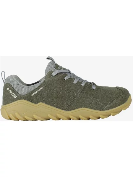 Buty do biegania Hi-Tec Loma Low Waterproof zielony oliwkowy szary 39 beżowy