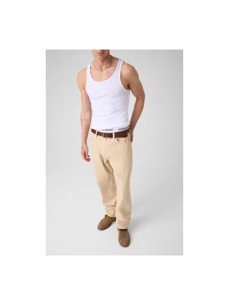 Džínsy Guess béžová