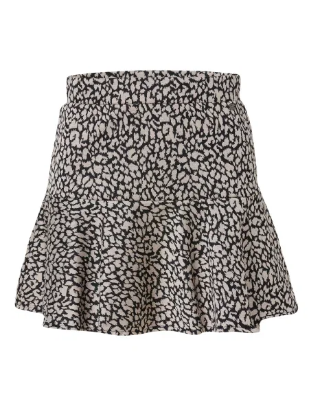 KOROSHI Fustă bej negru