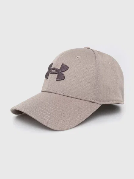 Шапка с козирка Under Armour с апликация бежово