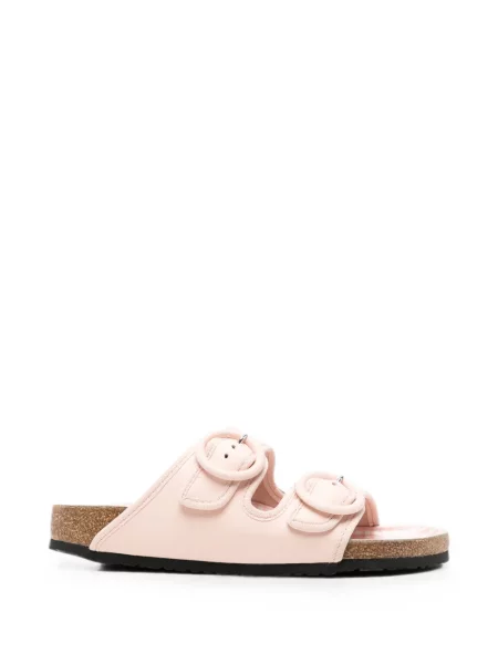 Papuci Birkenstock cu autograf roz