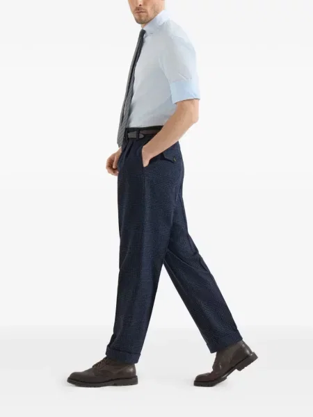 Pantaloni Brunello Cucinelli albastru