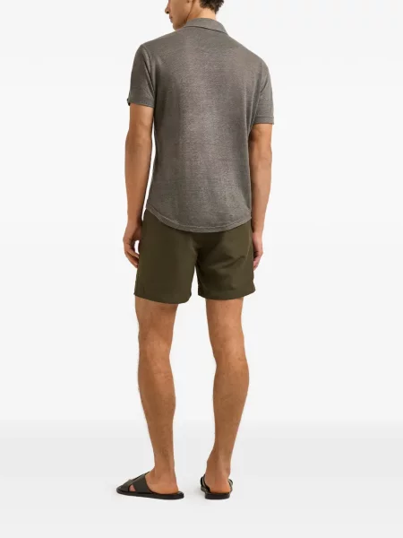 Tricou polo Orlebar Brown gri