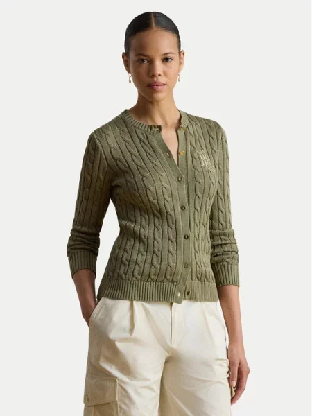 Lauren Ralph Lauren Kardigán zelená