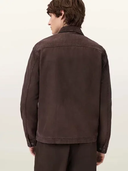 Демисезонная куртка Allsaints коричневая