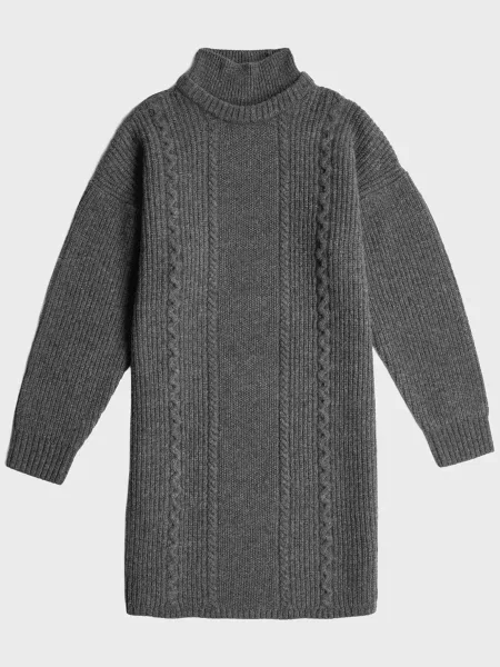 Шерстяное платье G-star Raw серое