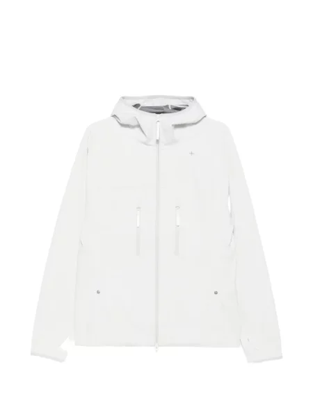 Hanorac cu glugă Stone Island cu strasuri gri