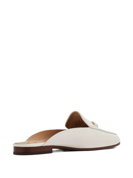 Papuci tip mules Sam Edelman fără toc alb