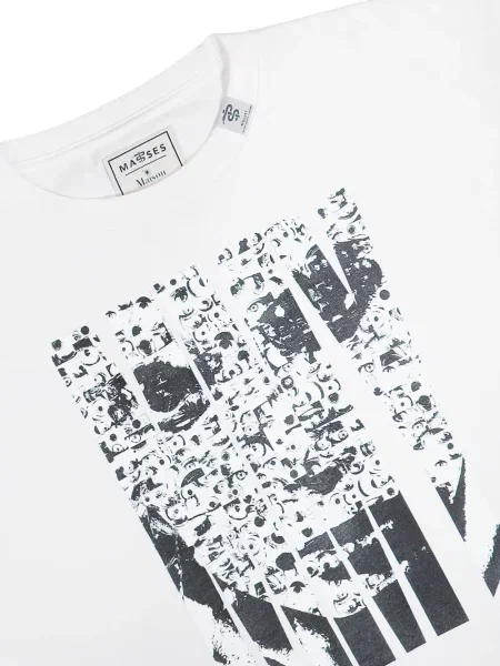 Tricou Maison Mihara Yasuhiro cu imagine alb