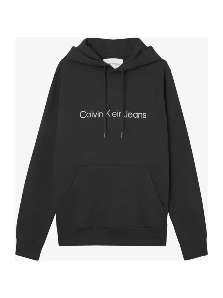 Bluza z kapturem Calvin Klein Jeans Minimal Logo L czarna