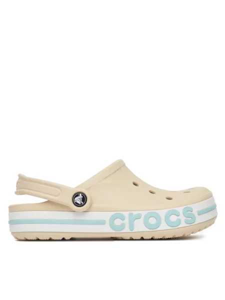 Шлепанцы Crocs бежевые
