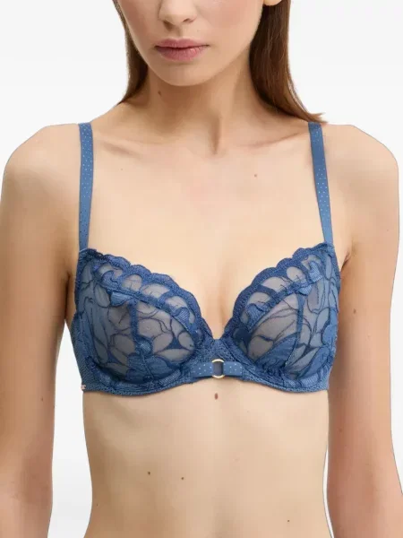 Sutien Chantelle cu model floral albastru