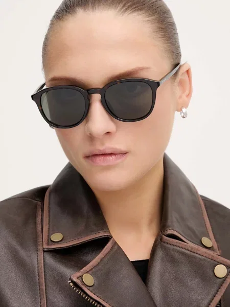 Saint Laurent okulary SL pomarańczowy