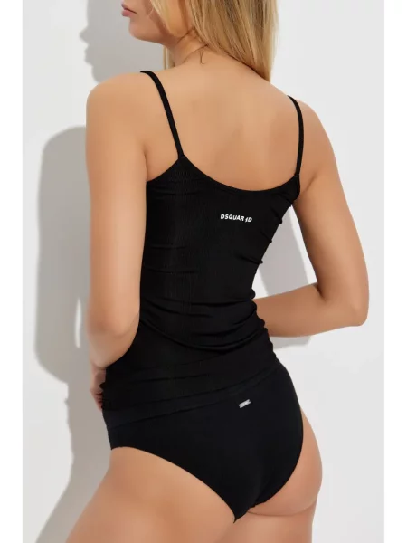 Podkoszulka Dsquared2 z nadrukiem czarna