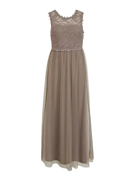 VILA Rochie de seară Lynnea taupe gri