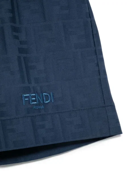 Szorty dziecięce Fendi niebieskie