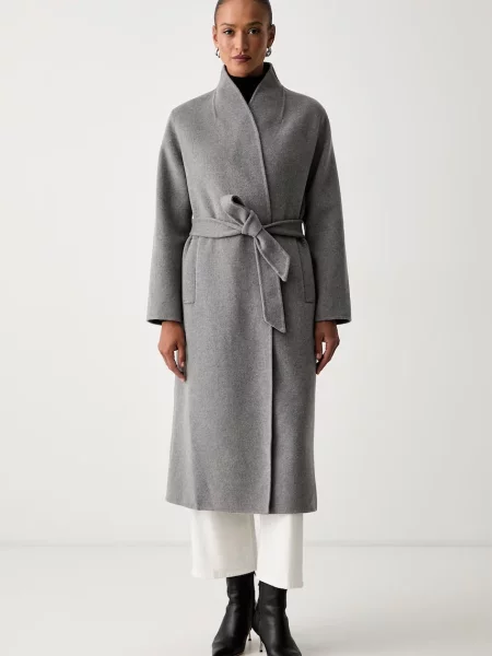 Płaszcz Seventy Venezia dwustronny szary
