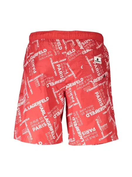 Kąpielówki Karl Lagerfeld Beachwear czerwone
