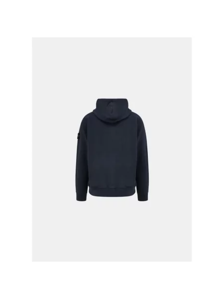 Bluza rozpinana Stone Island z kamieniami niebieska